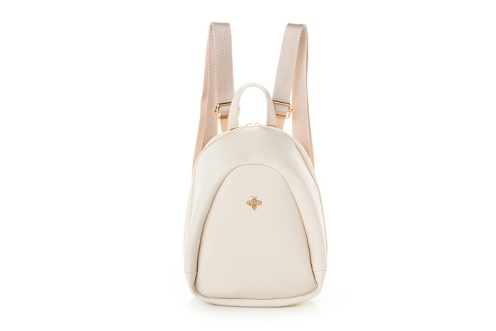Lucky Bees Mochila en Crema Lucky Bees Mochila en Crema